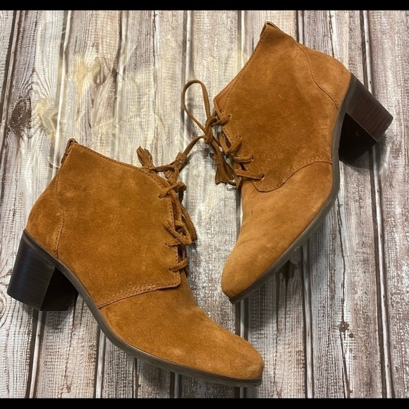 - Nurture Moseley Suede Ankle Suede with Leather lining Comfort Boots SIZE 9.5 - Picture 1 of 7